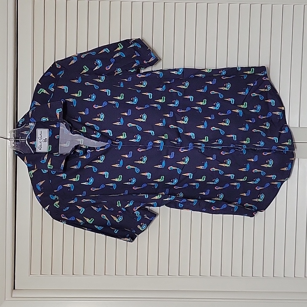 Robert Graham ice cream cone ss shirt M